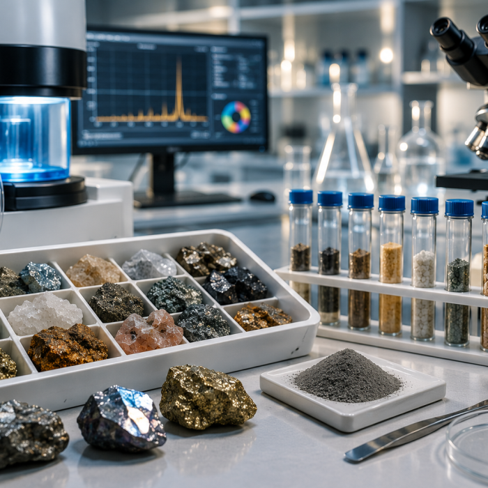 Testing of critical minerals and rare Earth elements