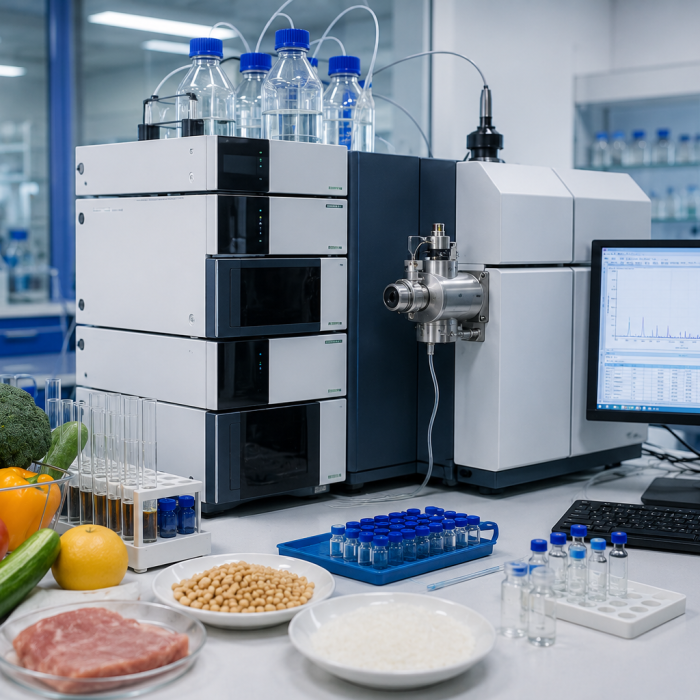 Liquid Chromatography-Tandem Mass Spectrometry (LC-MS/MS) for Pesticide Residue Detection in Food