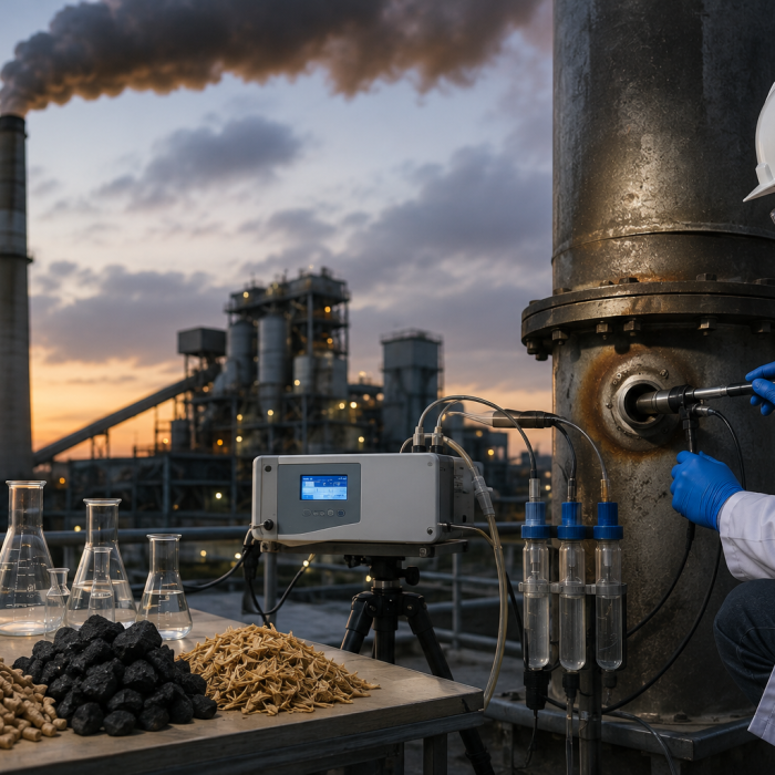 Emissions testing for Solid fuels and Biomass